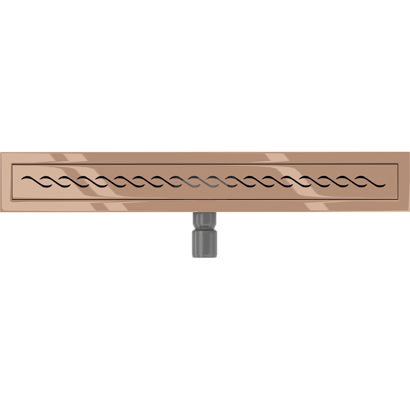 Mexen Flat M18 linear drain 70 cm, rose gold - 1623070-15