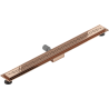 Mexen Flat M18 Linear Drain 80 cm, Rose Gold - 1623080-15