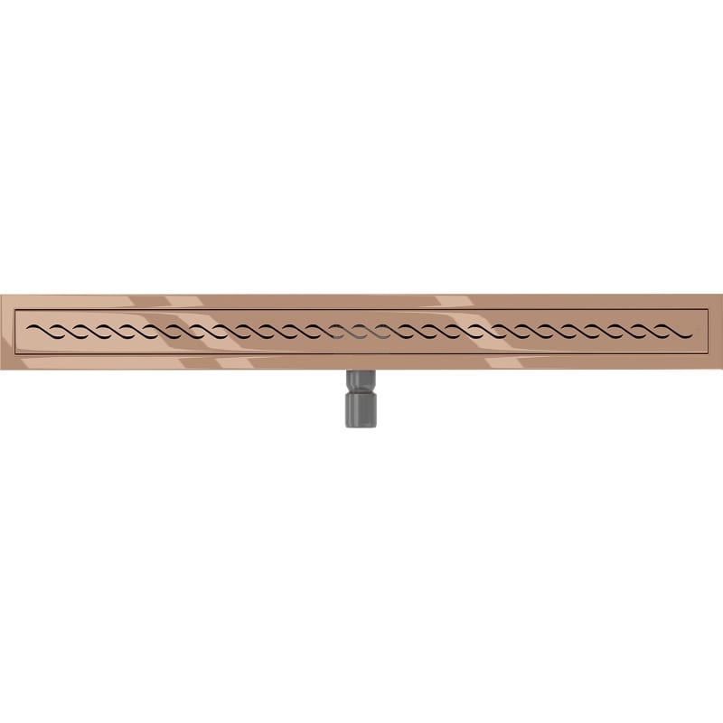 Mexen Flat M18 odpływ liniowy 80 cm, różowe złoto - 1623080-15