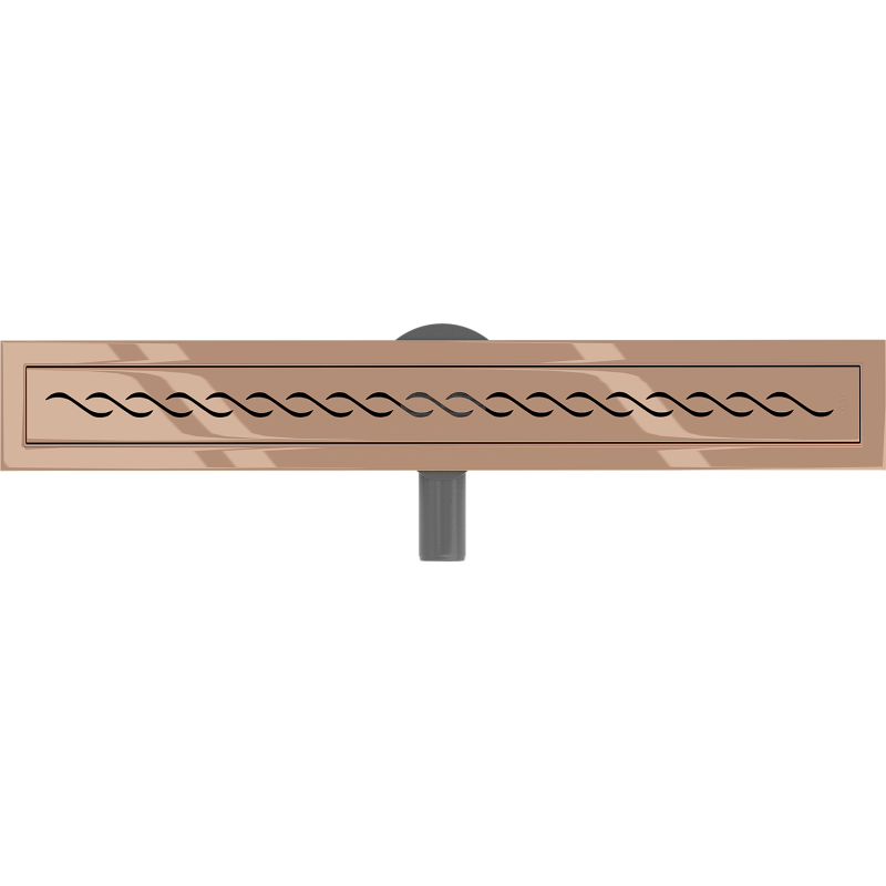 Mexen Flat 360° M18 odpływ liniowy obrotowy 50 cm, różowe złoto - 1623050-40