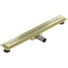 Mexen Flat M18 lineārais notekas 50 cm, zelta matēts - 1A23050-15