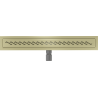 Mexen Flat M18 linear drain 50 cm, brushed gold - 1A23050-15