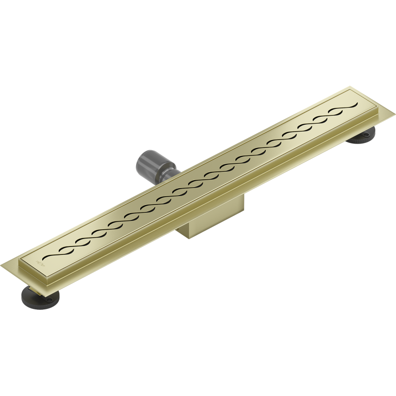 Mexen Flat M18 linear drain 70 cm, brushed gold - 1A23070-15