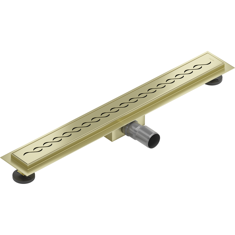 Mexen Flat M18 odpływ liniowy 70 cm, złoty szczotkowany - 1A23070-15
