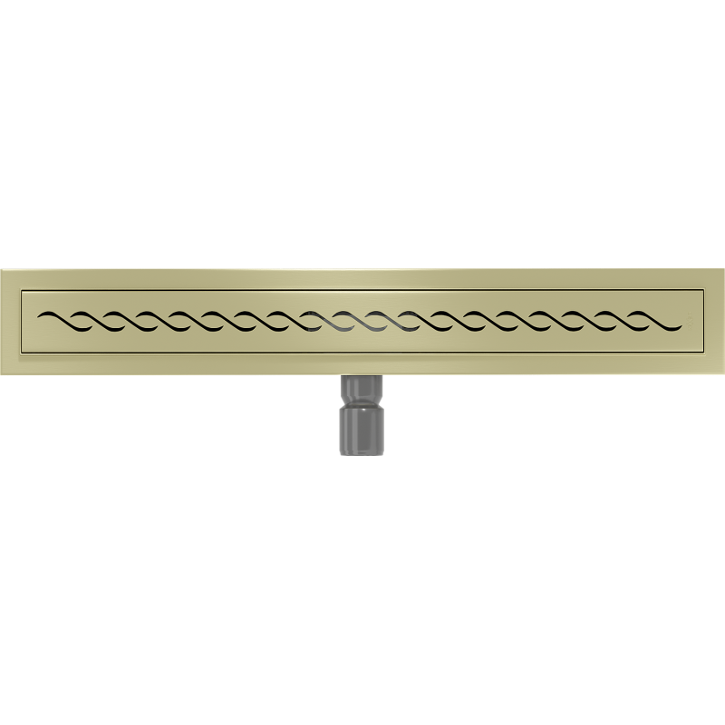 Mexen Flat M18 odpływ liniowy 70 cm, złoty szczotkowany - 1A23070-15