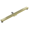 Mexen Flat M18 lineaarne äravool 90 cm, kuldne harjatud - 1A23090-15