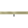 Mexen Flat M18 lineaarne äravool 90 cm, kuldne harjatud - 1A23090-15