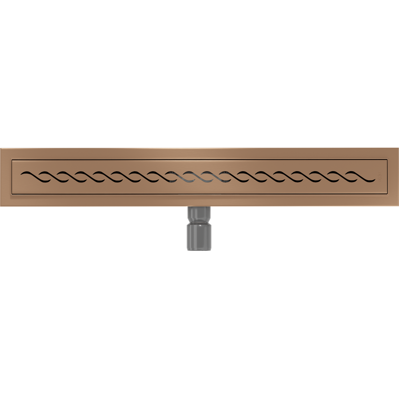 Mexen Flat M18 linear drain 60 cm, brushed copper - 1C23060-15