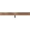 Mexen Flat M18 jootmise äravool 90 cm, harjatud vask - 1C23090-15