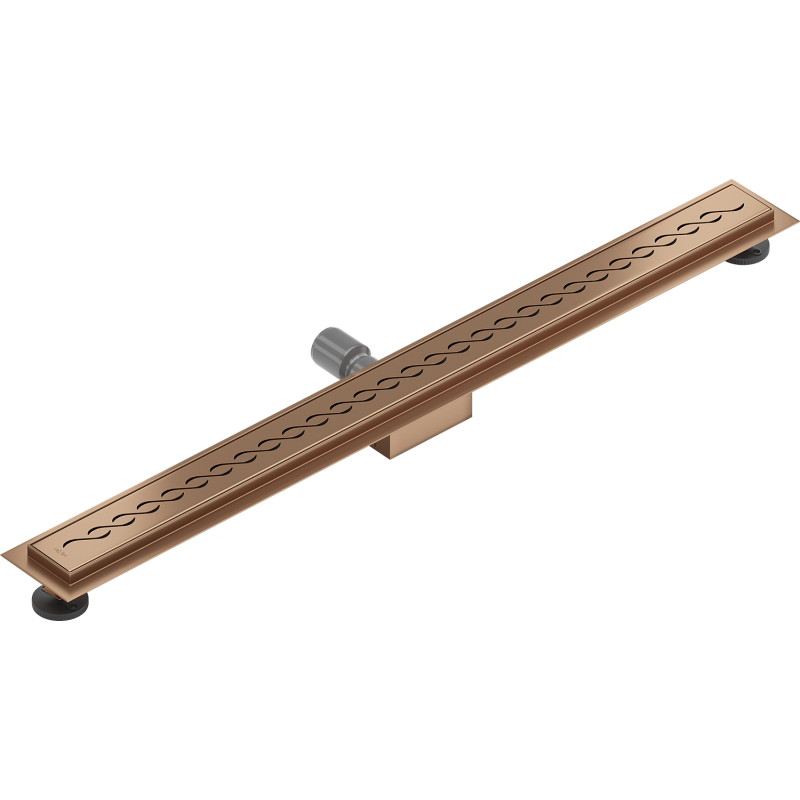 Mexen Flat M18 joonne äravool 100 cm, harjatud vask - 1C23100-15