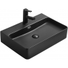 Mexen Lara lavabo de encimera 60 x 42 cm, negro mate - 21166085