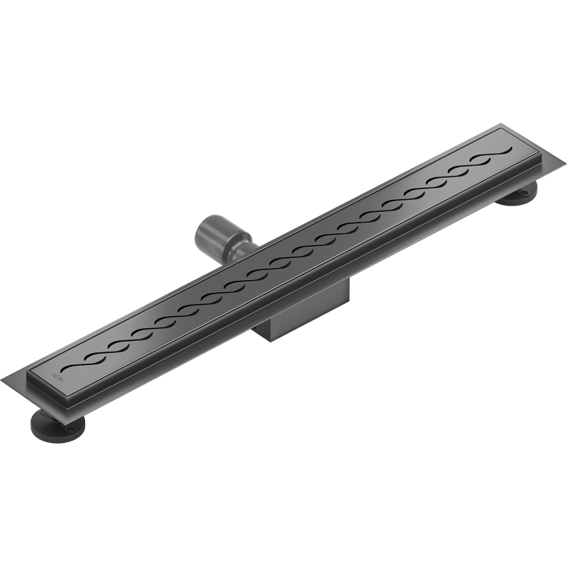 Mexen Flat M18 Linear Drain 70 cm, Brushed Gun Gray - 1E23070-15