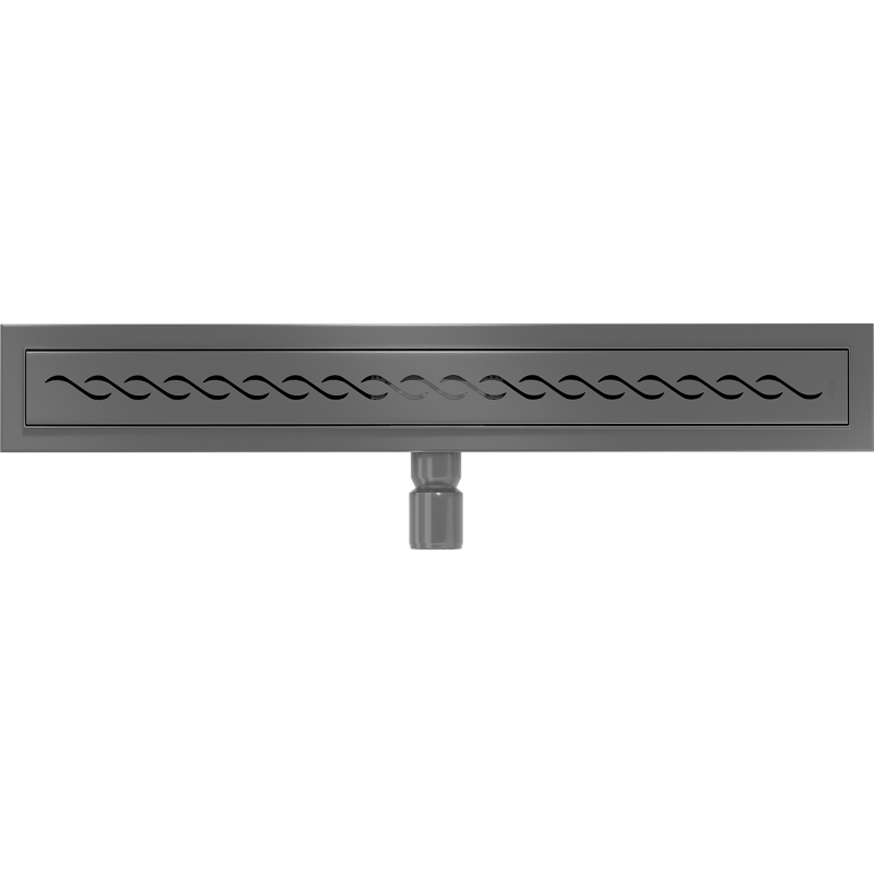 Mexen Flat M18 Linear Drain 70 cm, Brushed Gun Gray - 1E23070-15