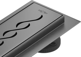 Mexen Flat M18 ralo linear 80 cm, cinza escovado - 1E23080-15