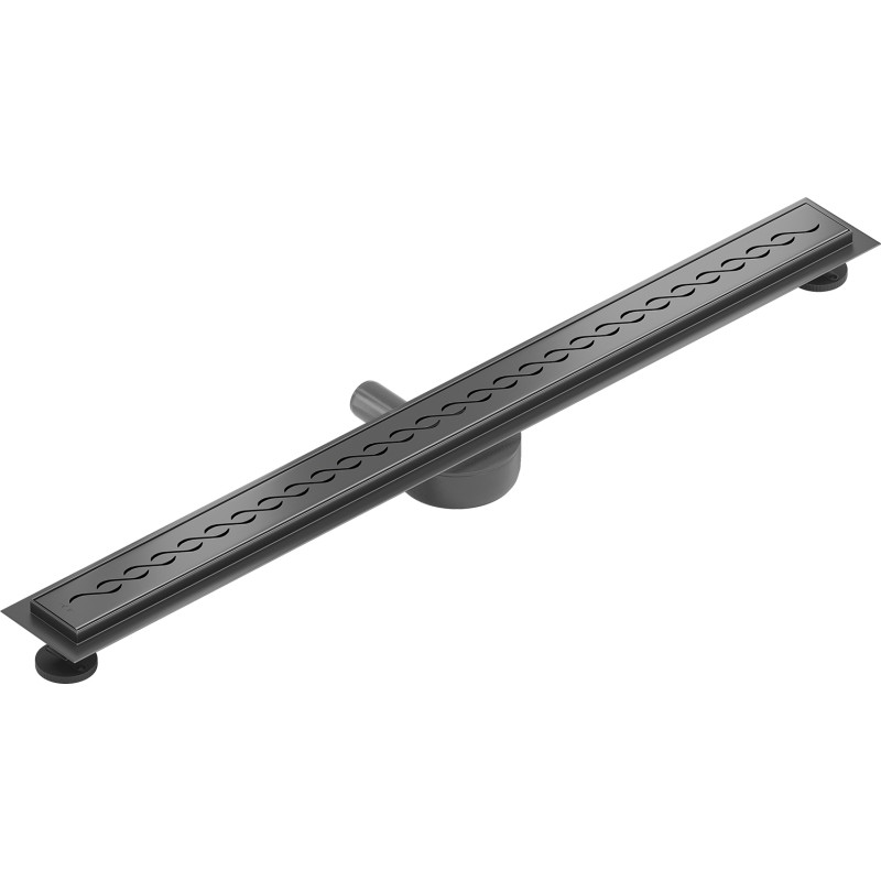 Mexen Flat 360° M18 pööratav lineaarne äravool 80 cm, harjatud gun gray - 1E23080-40