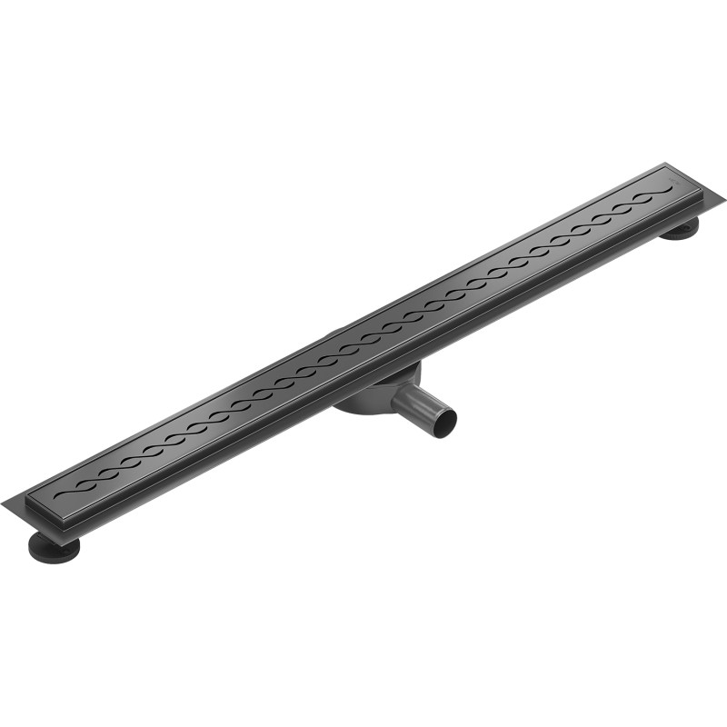 Mexen Flat 360° M18 pööratav lineaarne äravool 80 cm, harjatud gun gray - 1E23080-40