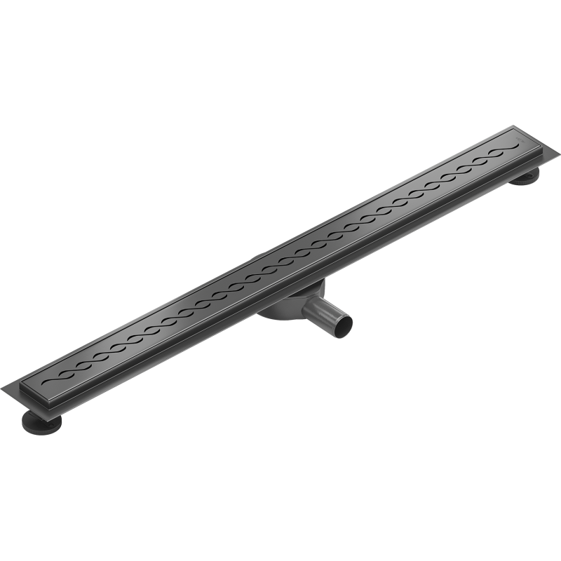 Mexen Flat 360° M18 rotary linear drain 90 cm, gun gray brushed - 1E23090-40