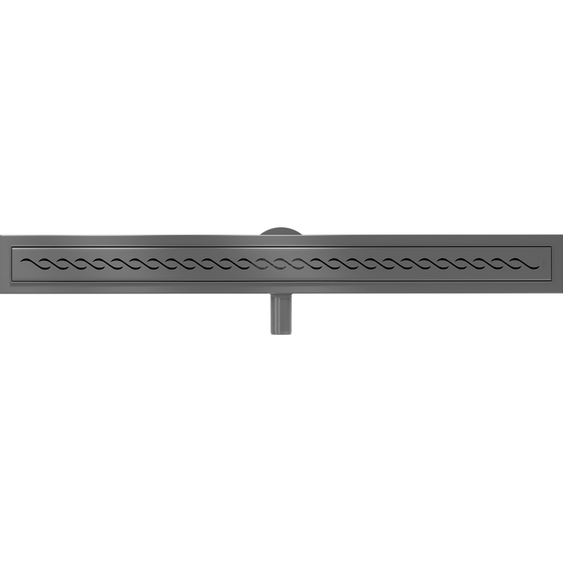 Mexen Flat 360° M18 100 cm Rotatable Linear Drain, Gun Gray Brushed - 1E23100-40