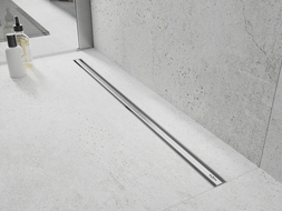 Mexen Flat 360° Slim rotirajući linearni odvod 80 cm, inox - 1041080