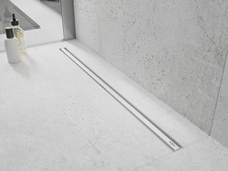 Mexen Flat 360° Slim desagüe lineal giratorio 120 cm, blanco - 1241120