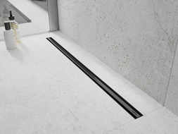 Mexen Flat 360° Slim 360° Linear Swivel Drain 80 cm, Black - 1741080