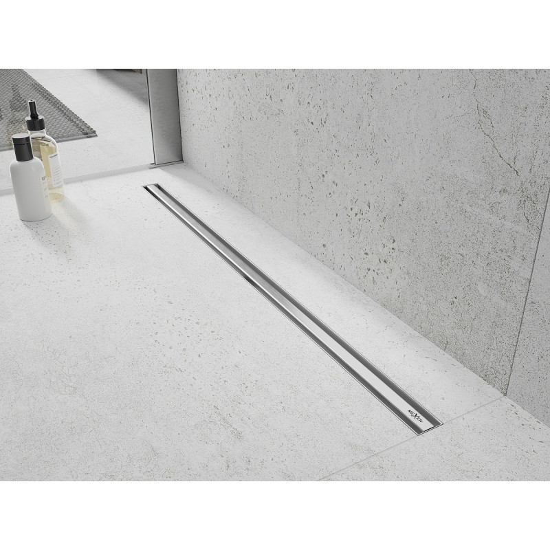 Mexen Flat 360° Slim 150 cm Rotating Linear Drain, Inox - 1041150