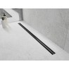 Mexen Flat 360° Slim rotary linear drain 130 cm, black - 1741130