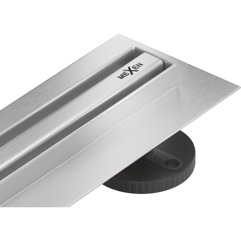 Mexen Flat 360° Slim drehbarer Linienablauf 50 cm, Edelstahl - 1041050