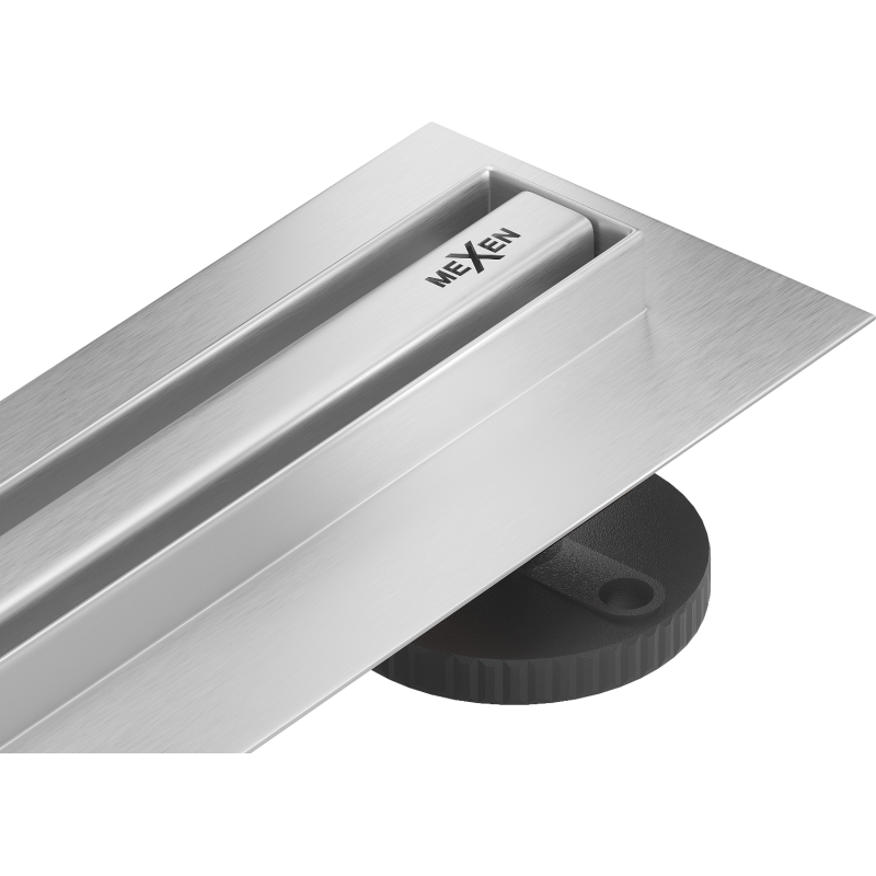 Mexen Flat 360° Slim scarico lineare rotante 50 cm, inox - 1041050