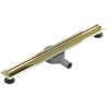Mexen Flat 360° Slim pöörlev joonlauku äravool 50 cm, kuldne - 1541050