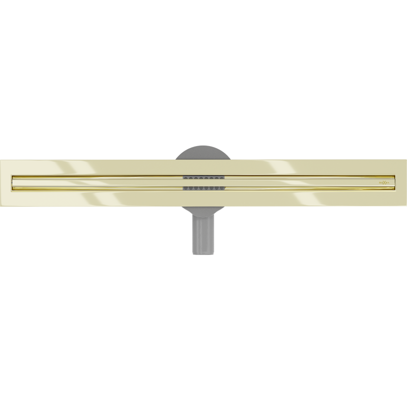 Mexen Flat 360° Slim linijski vrtljivi odtok 50 cm, zlati - 1541050