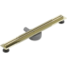 Mexen Flat 360° Slim caniveau de douche linéaire pivotant 50 cm, doré - 1541050
