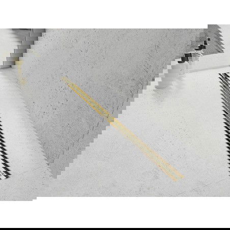 Mexen Flat 360° Slim desagüe lineal giratorio 50 cm, dorado - 1541050