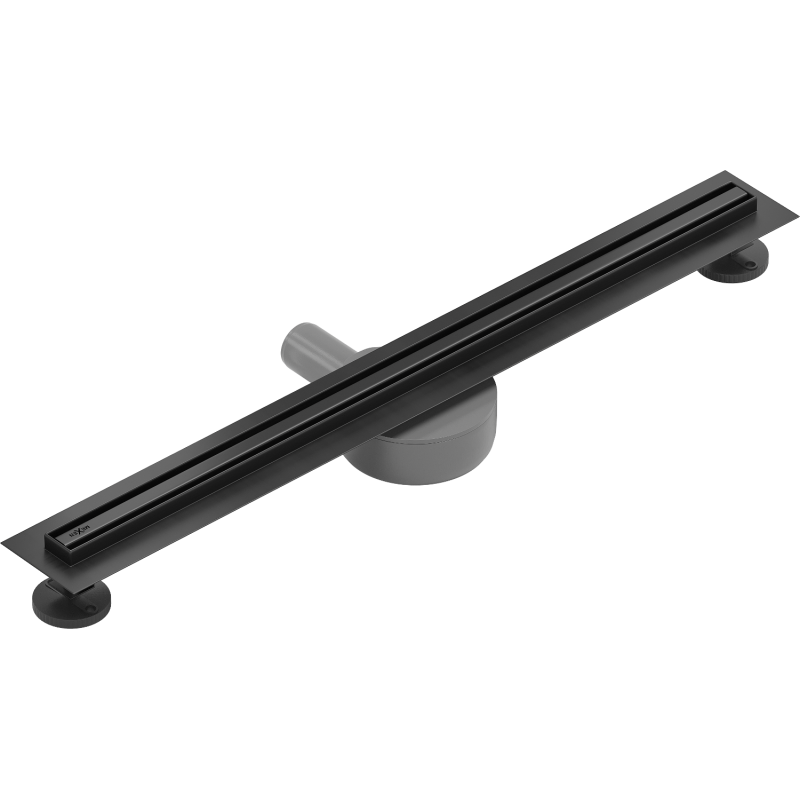 Mexen Flat 360° Slim käännettävä linjalattiakaivo 50 cm, musta - 1741050