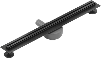 Mexen Flat 360° Slim līnijas drenāžas grozāma 50 cm, melna - 1741050