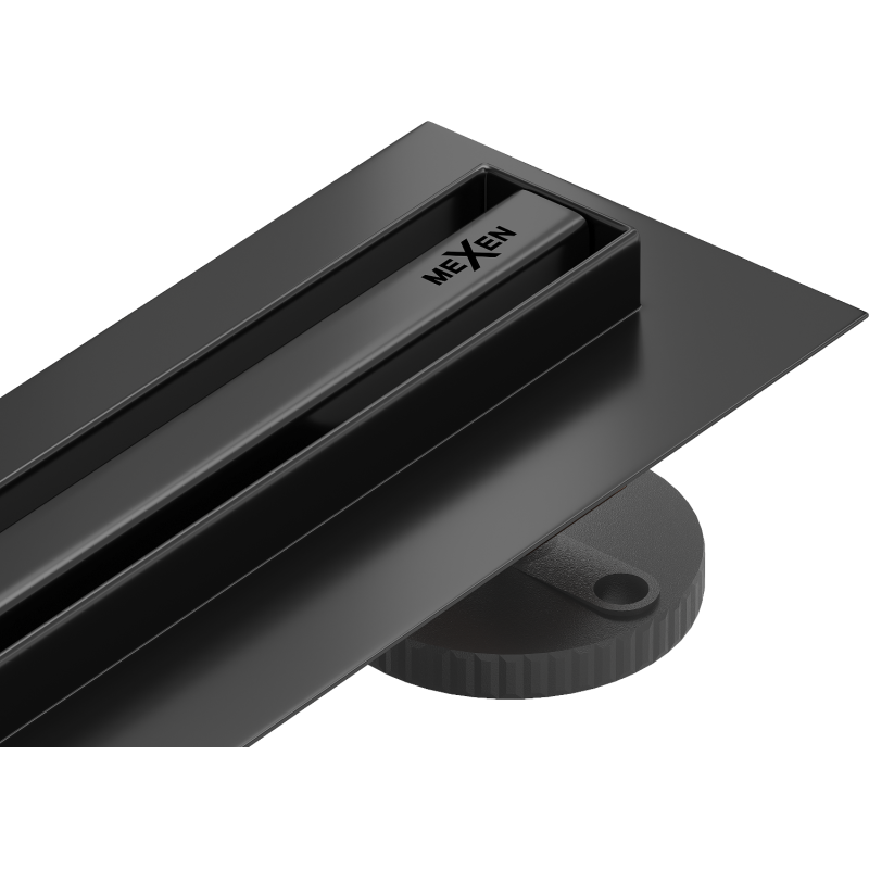 Mexen Flat 360° Slim desagüe lineal giratorio de 50 cm, negro - 1741050