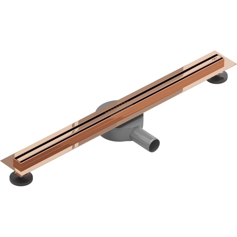 Mexen Flat 360° Slim pööratav joonvihm 50 cm, roosa kuld - 1641050