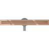 Mexen Flat 360° Slim rotacijski linearni odvod 50 cm, ružičasto zlato - 1641050
