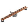 Mexen Flat 360° Slim pööratav joonvihm 50 cm, roosa kuld - 1641050
