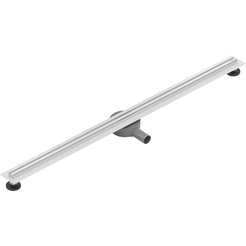 Mexen Flat 360° Slim 150 cm Rotating Linear Drain, White - 1241150