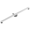 Mexen Flat 360° Slim pöörlev jooneline äravool 160 cm, valge - 1241160