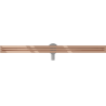 Mexen Flat 360° Slim Rotary Linear Drain 130 cm, Rose Gold - 1641130