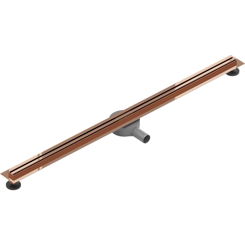 Mexen Flat 360° Slim pööratav joonvool 140 cm, roosa kuld - 1641140