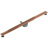 Mexen Flat 360° Slim odpływ liniowy obrotowy 150 cm, różowe złoto - 1641150