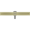 Mexen Flat 360° Slim caniveau linéaire pivotant 50 cm, or brossé - 1A41050