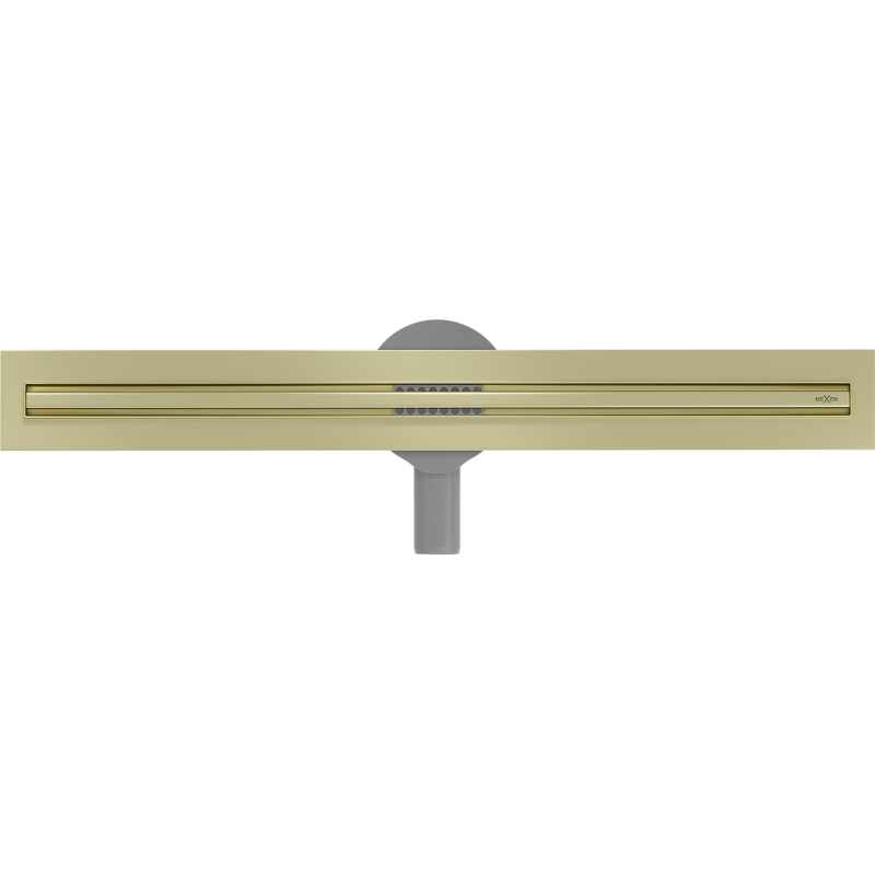 Mexen Flat 360° Slim 60 cm rotary linear drain, brushed gold - 1A41060