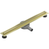 Mexen Flat 360° Slim 70 cm pöörlev lineaarne äravool, kuldne harjatud - 1A41070