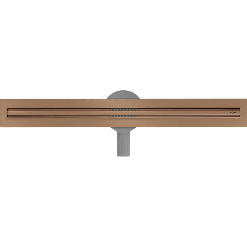 Mexen Flat 360° Slim 50 cm pöörlev lineaarne äravool, harjatud vask - 1C41050
