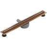 Mexen Flat 360° Slim pöörleva liiniga äravool 70 cm, harjatud vask - 1C41070