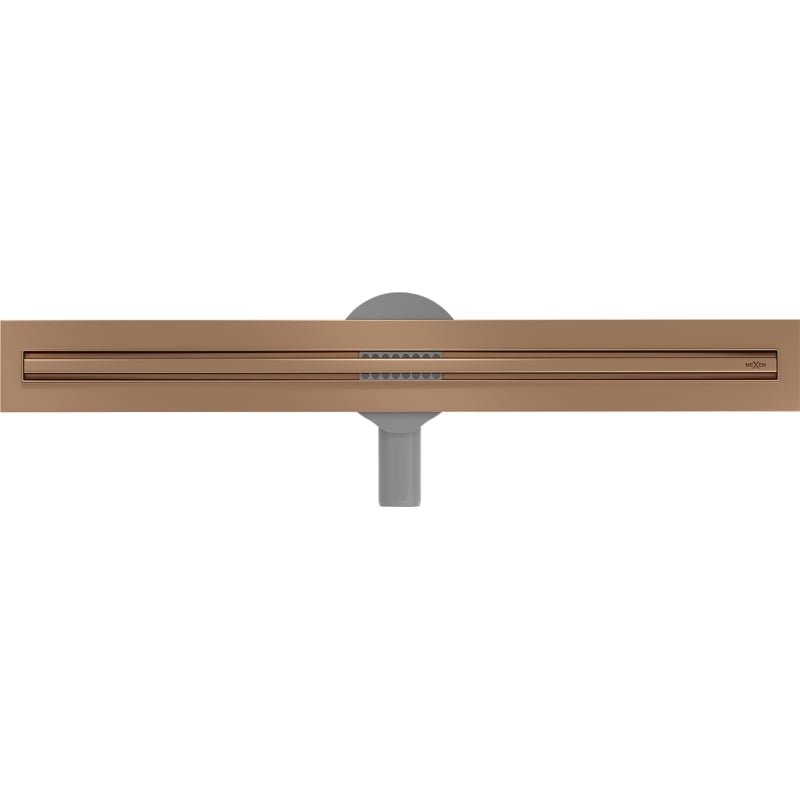 Mexen Flat 360° Slim pöörleva liiniga äravool 70 cm, harjatud vask - 1C41070